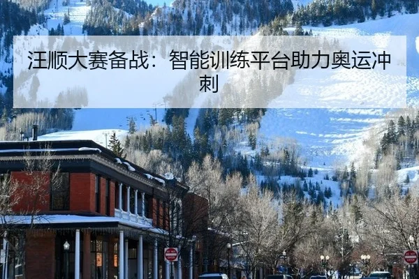 汪顺大赛备战：智能训练平台助力奥运冲刺